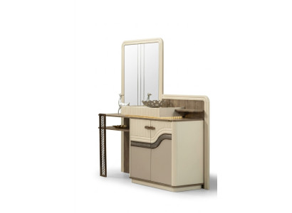 Ontwerper make-uptafel met spiegel in de slaapkamer Chic meubel commode