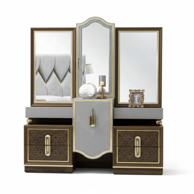 Modern Design Kaptafel met Spiegel Slaapkamer Nieuw Luxe