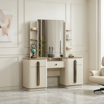 Make-up tafel spiegel console make-uptafels luxe consoles hout nieuw
