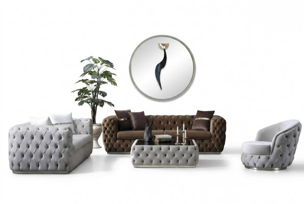 Luxe bankstel 3+3+1 zits set Design Bank Bekleding Modern Set