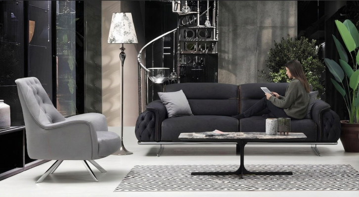 Stel bankstel 3+1 zits gestoffeerde set luxe 2-delig woonkamer meubels bank