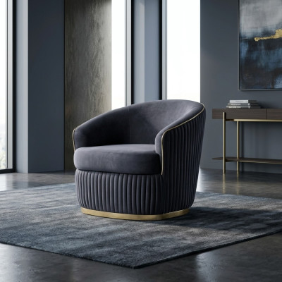 Designer Club Lounge Stoel blauw Relax voor Woonkamer Hotel Luxe Nieuw