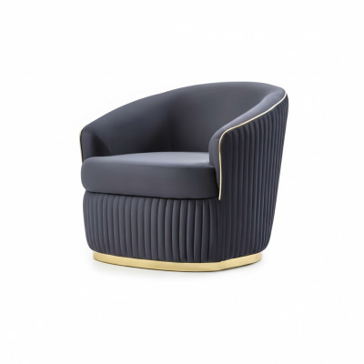 Designer Club Lounge Stoel blauw Relax voor Woonkamer Hotel Luxe Nieuw