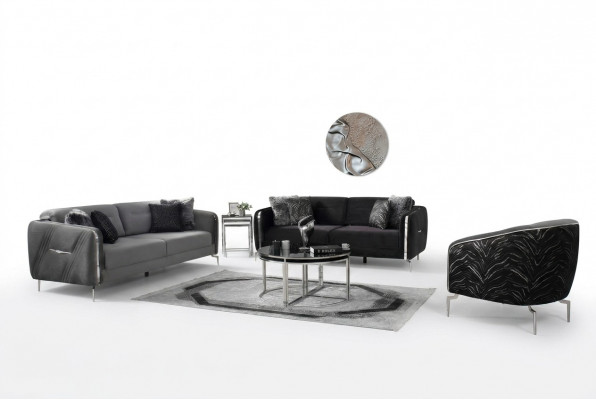 Moderne bankstel set 3 delig woonkamer luxe bankstel 3+3+1 zits meubels
