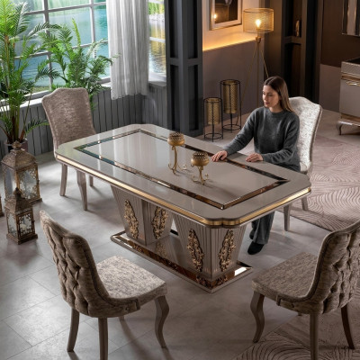 Eettafel Eetkamer Tafel Eethoek Eetkamermeubelen Tafels Hout Grijs Eettafels