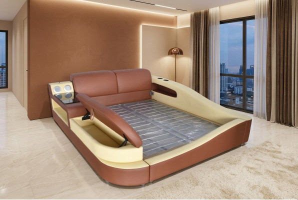 Multifunctioneel bed Luxe hotel Tweepersoonsbedden Designmeubelen 180x200
