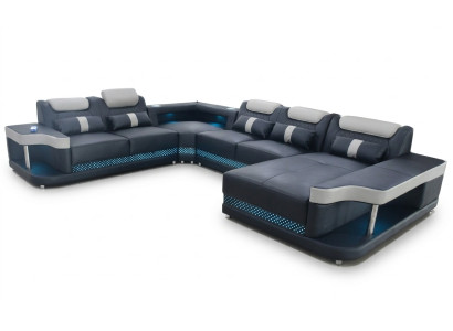 Luxe bankbekleding meubilair woonlandschap banken bekleding hoekbank hoekopstelling