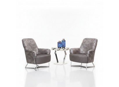 Luxus Wohnzimmer Moderne Möbel Set 2x Sessel in Wohnzimmer Relax Lounge