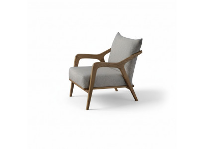 Fauteuil Modern Design Woonkamer Meubels Lichtgrijze kleur Luxe Stijl