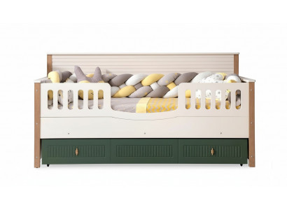 Bedframe kinderbed bed kinderkamer kinderkamermeubels Licht hout