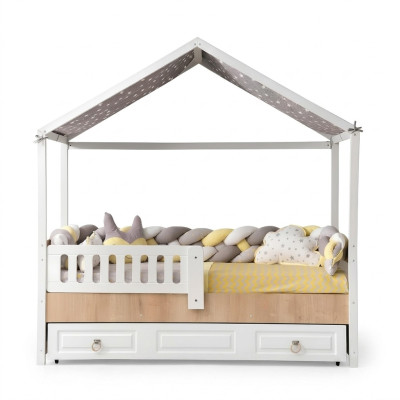 Bedframe Perfect kinderbed Kinderkamer Bedframes Light wood