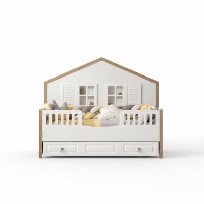 Perfecte kinderkamer bedframe Kindermeubels Licht hout Nieuwheid