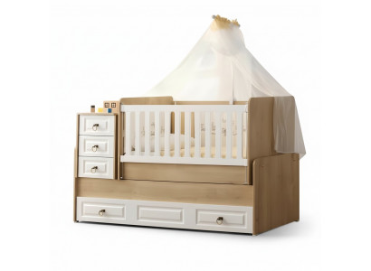 Stijlvol kinderbed van licht hout luxueus bedframe Perfect nieuw