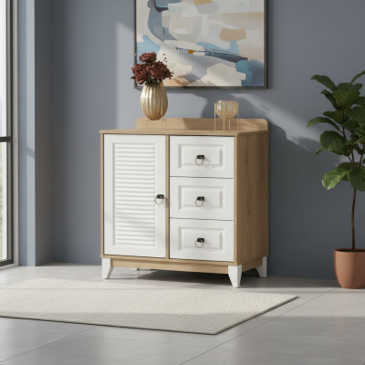Perfecte kinderkast 94 cm luxe kinderkamer meubels Licht hout.
