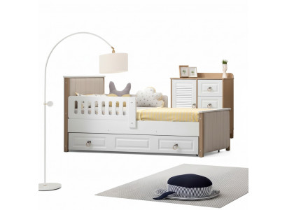 Bedframe kinderbed 200 cm bed kinderkamer bedframes wit hout