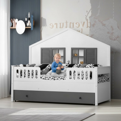 Stijlvol licht kinderbed: Stijlvolle inrichting voor uw kinderkamer.