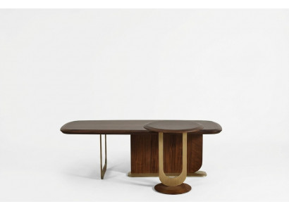 Salontafel en bijzettafel voor de woonkamer in moderne stijl.