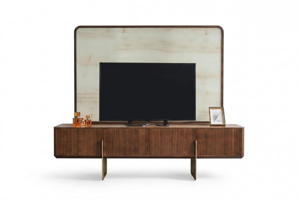Luxe woonkamerset Bestaande uit TV-laagbord en TV-frame 2-delig nieuw