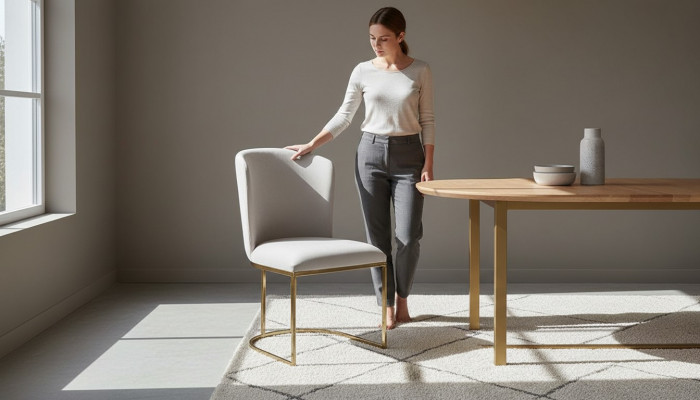 Stoel Eetkamerstoel Witte Keukenstoel Armstoel Luxe Modern Noviteit