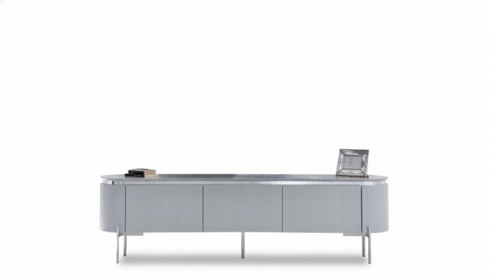TV-kast in grijs nieuw luxe