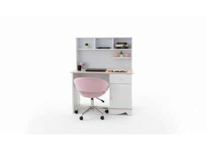 Moderne Weiße Kinderzimmer Möbel Robuster Holz Schreibtisch Edles Regal