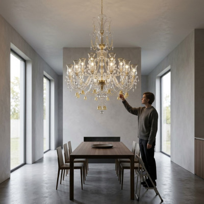 Exclusieve kroonluchter Moderne hanglampen Woonkamer plafond lamp