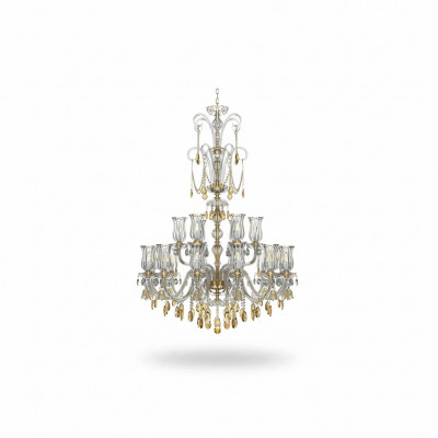 Ontwerper Zilveren Gouden Kroonluchter Woonkamer Hanglamp