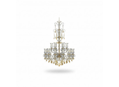 Ontwerper Zilveren Gouden Kroonluchter Woonkamer Hanglamp
