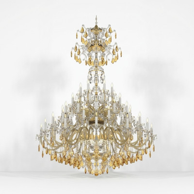 Edel kristallen kroonluchter woonkamer verlichting binnengebied luster.