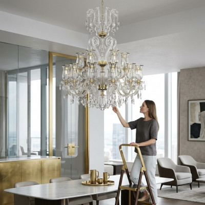 Ontwerper kroonluchter Moderne hanglamp Kamer Luxe Verlichting Lamp