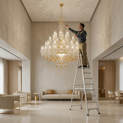 Kroonluchter hanglamp plafondlamp 180x220 kasteellampen woonkamer.