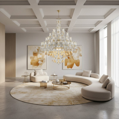 Grote kroonluchter Luxe luster Woonkamer Hanglamp Verlichting Lamp