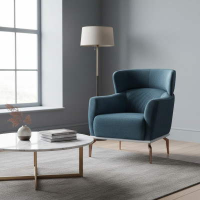 Ontwerp fauteuil Modern groene kleur Woonkamer Zitmeubelen Textiel Luxe Meubels.