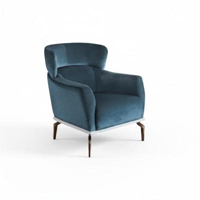 Ontwerp fauteuil Modern groene kleur Woonkamer Zitmeubelen Textiel Luxe Meubels.