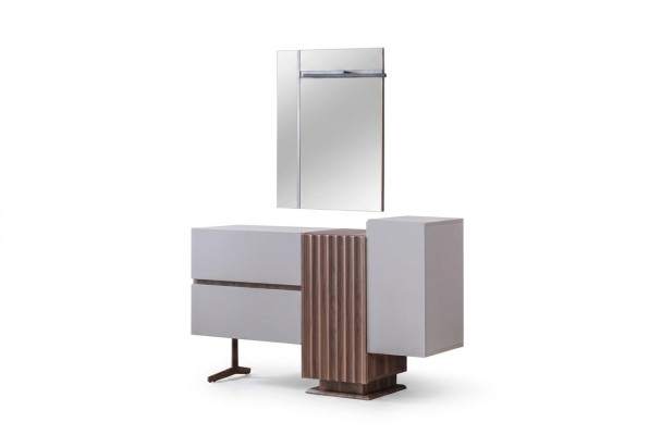 Moderne kaptafel grijs Slaapkamermeubels Kaptafel met spiegel