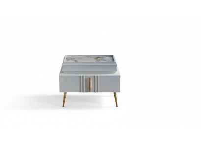Exclusieve nachtkastjes Designer meubels Beige kleur in slaapkamer nieuw