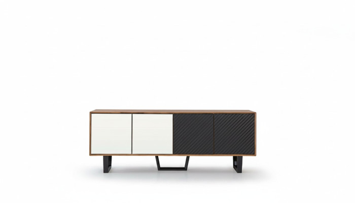 Modern eetkamer set bestaande uit een 4-delige dressoir met 3 spiegels nieuwigheid.
