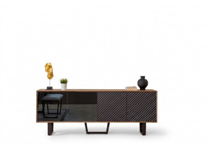 Designer eetkamerset 4-delig dressoir met 3 spiegels Moderne stijl nieuw