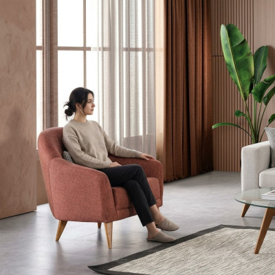Luxe fauteuil Stijlvol meubilair Woonkamer Lounge Club Ontwerp Eenpersoons