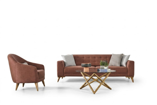 Woonkamerset Roze Stijlvol Loungebank 3+1 Zits Fauteuil Banken  Woonkamerset Roze Stijlvolle Loungebank 3+1 Zits Fauteuil Banken
