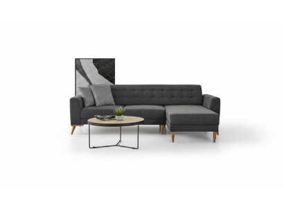 Luxe hoekbank L-vormige moderne grijze bank designer meubels woonkamer