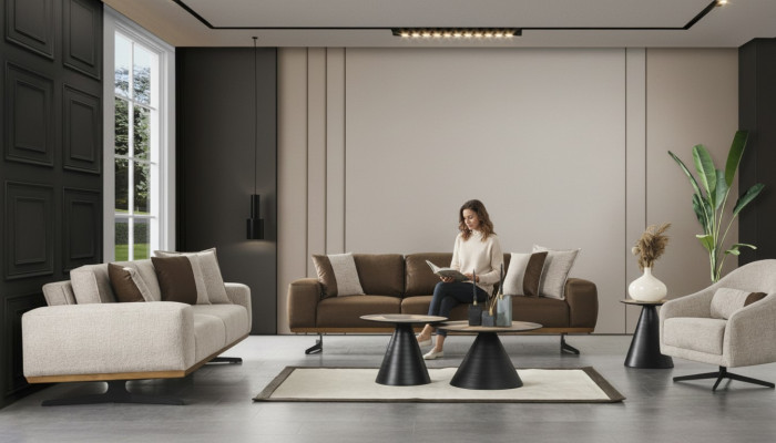 Sofaset 4+3+1 Zit Luxe Meubels Bankstellen Woonkamer Bank 3-delig