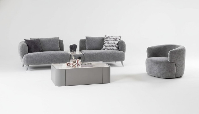 Luxe woonkamerset 2-delig. Driezitsbank Fauteuil 3+1 bankstelbanketten