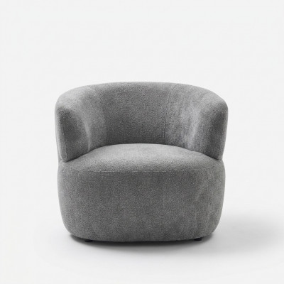 Stijlvolle fauteuil woonkamer Zacht Meubels Grijs Ontwerper Lounge Club Eenpersoons