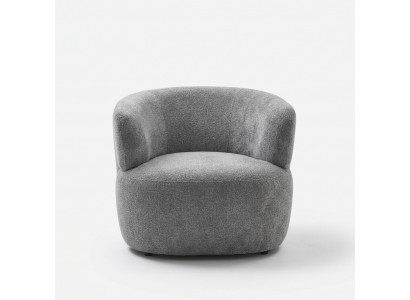 Stijlvolle fauteuil woonkamer Zacht Meubels Grijs Ontwerper Lounge Club Eenpersoons
