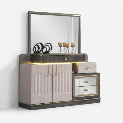 Ladenkast Spiegel Luxe Console Dressoir Ontwerp Slaapkamer Laden