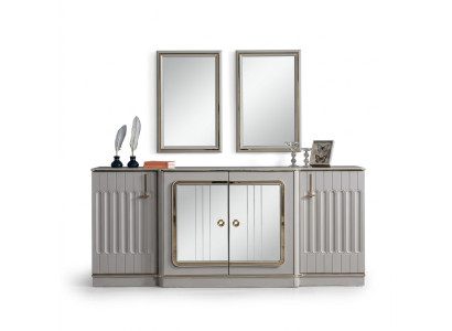 Modern dressoir met 2 spiegels designer luxe woonkamer meubels ladekast