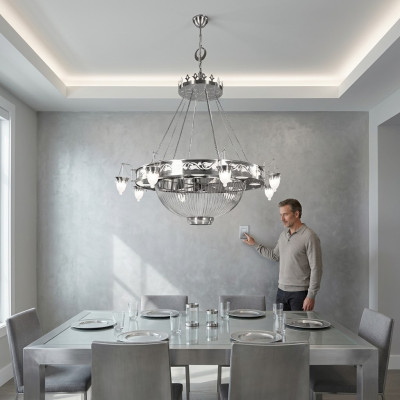 Grote lamp kroonluchter luxueuze lampen xxl plafondlamp 220x250