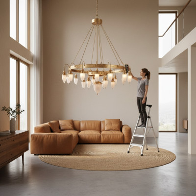 Hanglamp kroonluchter lamp kristallen lamp plafondlamp lampen 190x220