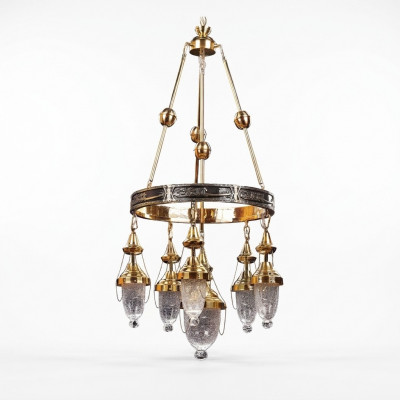 Plafondlamp kroonluchter hanglamp woonkamer luxe glans armatuur